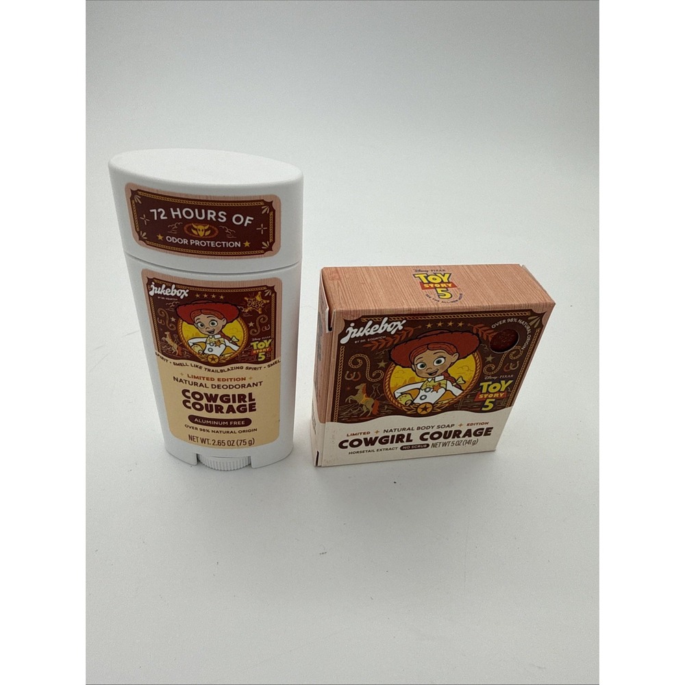 Dr Squatch x Toy Story 5 Bar Soap & Deodorant Bundle JESSIE COWGIRL COURAGE